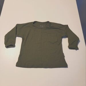 Excellent condition.  Long Sleeve Bamboo Pocket Tee. Size 6-12m
